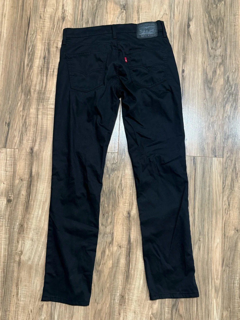 Men's Black Levi’s Straight-Leg Jeans